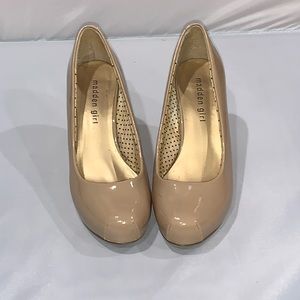 Madden Girl pinup heels Nude 7 Wide